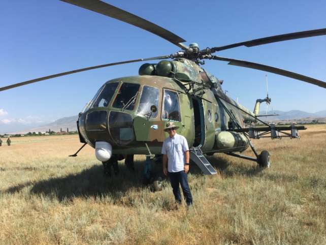 MI-8 Helicopter Designed by the Soviet Union in the 1960's