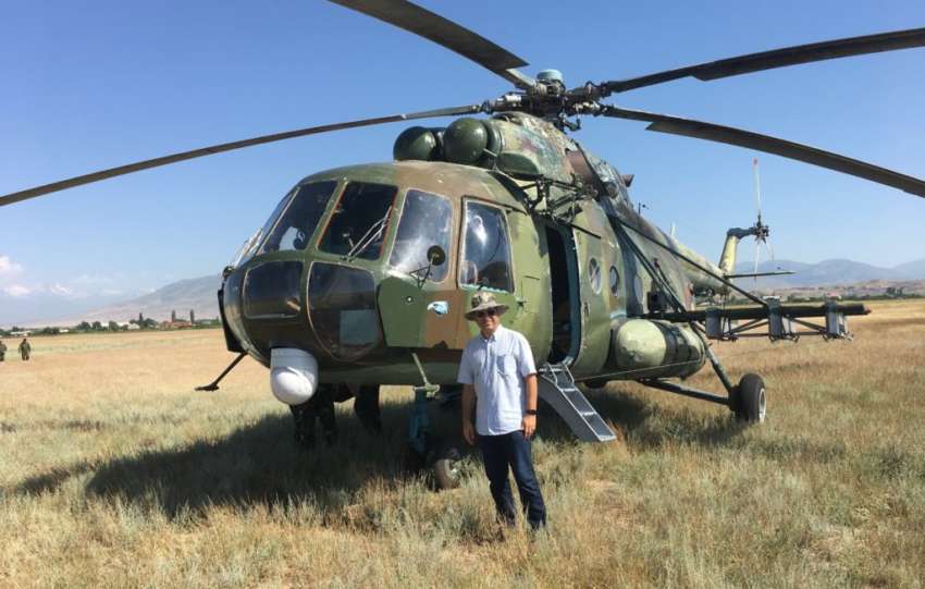 MI-8 Helicopter Designed by the Soviet Union in the 1960's